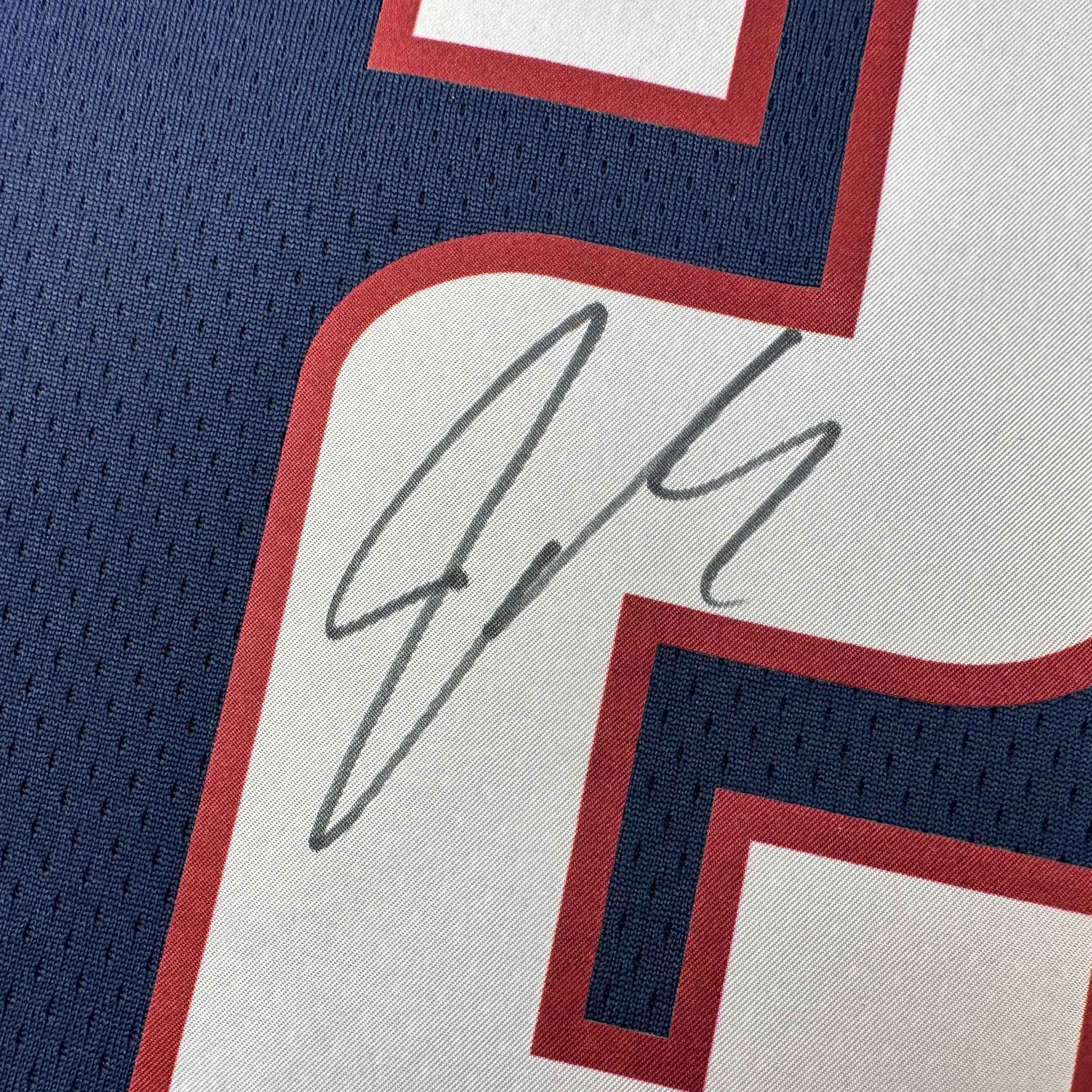 Autographed/Signed Jamal Murray Denver Nuggets Blue Authentic Swingman Basketball Jersey Fanatics COA