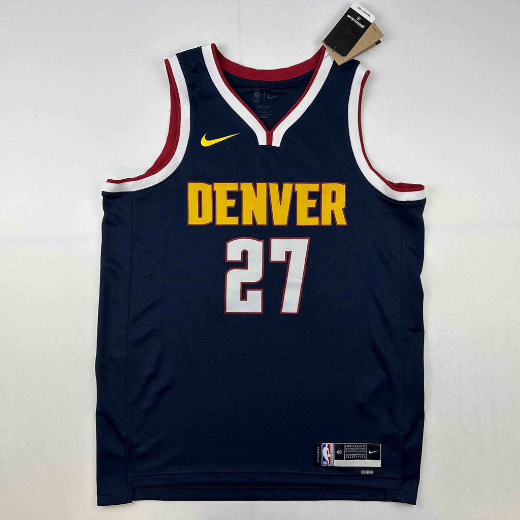 Autographed/Signed Jamal Murray Denver Nuggets Blue Authentic Swingman Basketball Jersey Fanatics COA