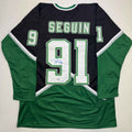 Autographed/Signed Tyler Seguin Dallas Black Hockey Jersey Beckett BAS COA