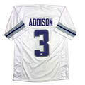 Autographed/Signed Jordan Addison Minnesota White Alternate Football Jersey JSA COA