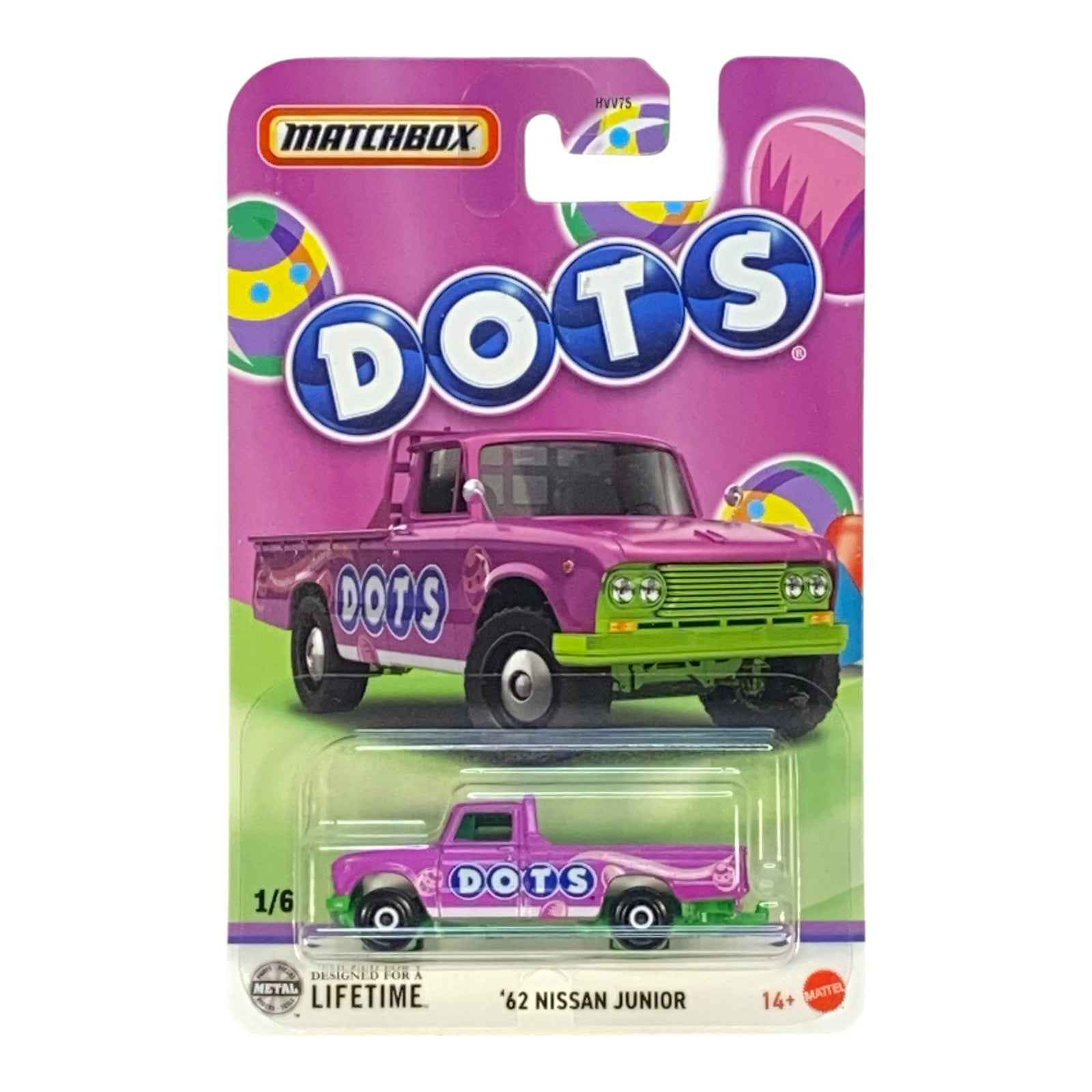 Matchbox '62 Nissan Junior "Dots" - Matchbox Candy Series 1/6