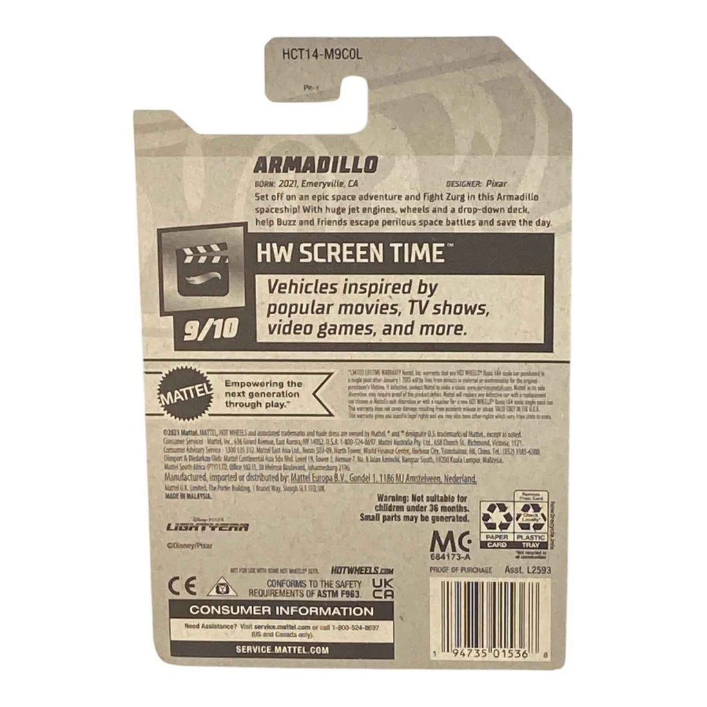 Hot Wheels Armadillo - Screen Time Series 9/10