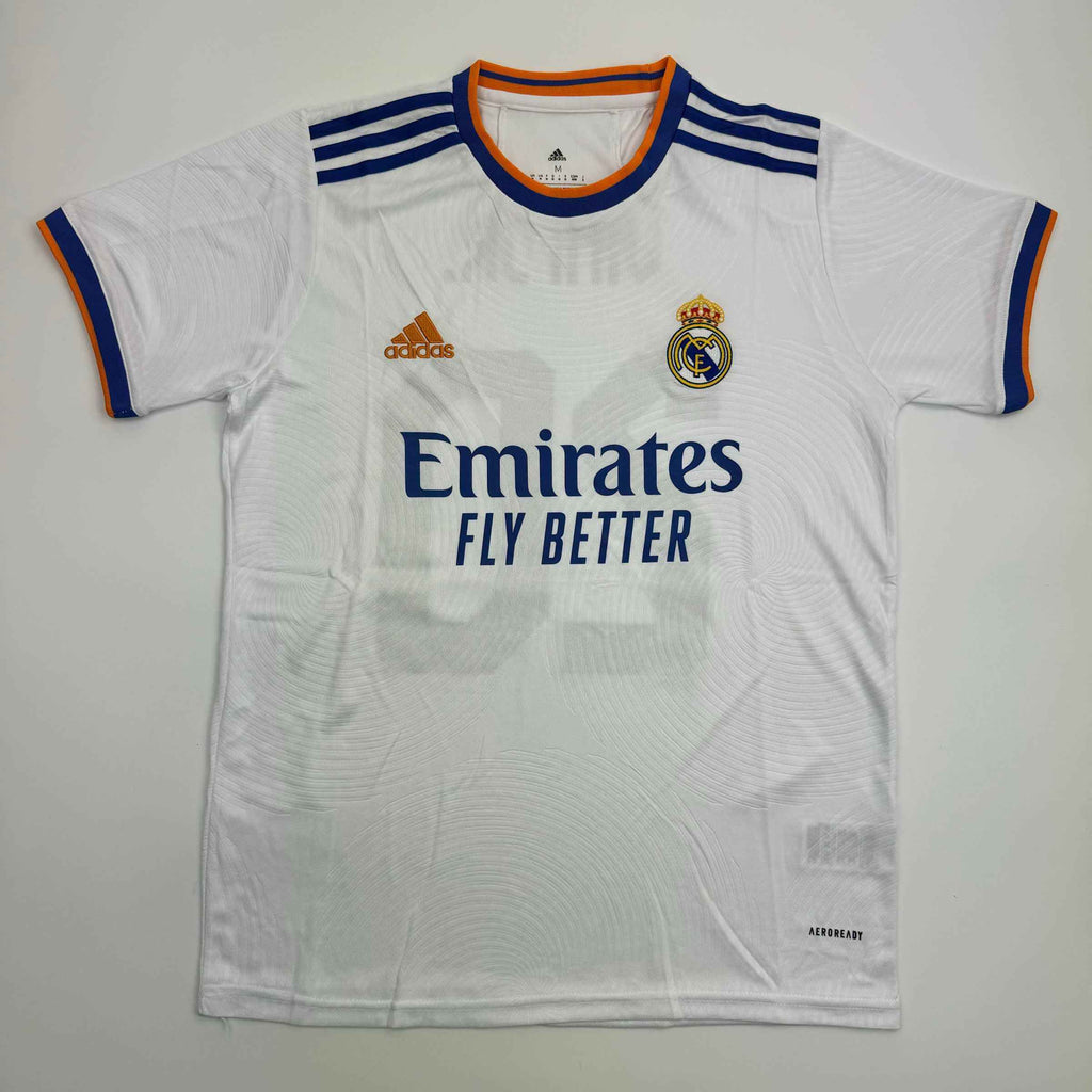 Autographed/Signed Vini Vinicius Jr. Real Madrid White Soccer Jersey Beckett BAS COA #2