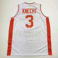 Autographed/Signed Dalton Knecht Tennessee White College Basketball Jersey PSA COA