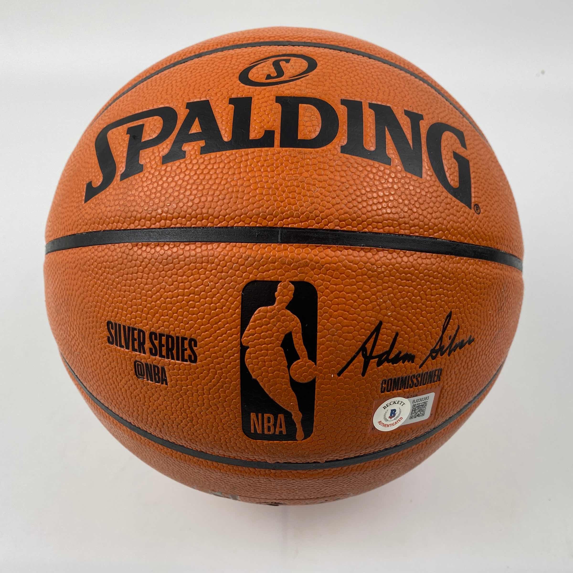 Autographed/Signed Draymond Green Golden State Warriors Full Size Spalding Basketball Beckett BAS COA