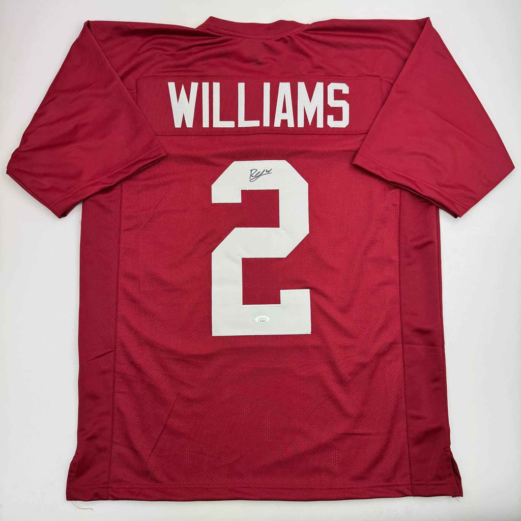 Autographed/Signed Ryan Williams Alabama Red College Football Jersey JSA COA