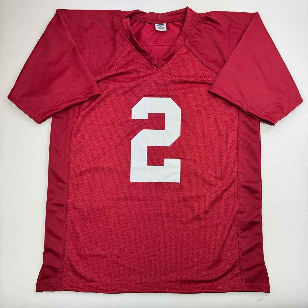 Autographed/Signed Ryan Williams Alabama Red College Football Jersey JSA COA