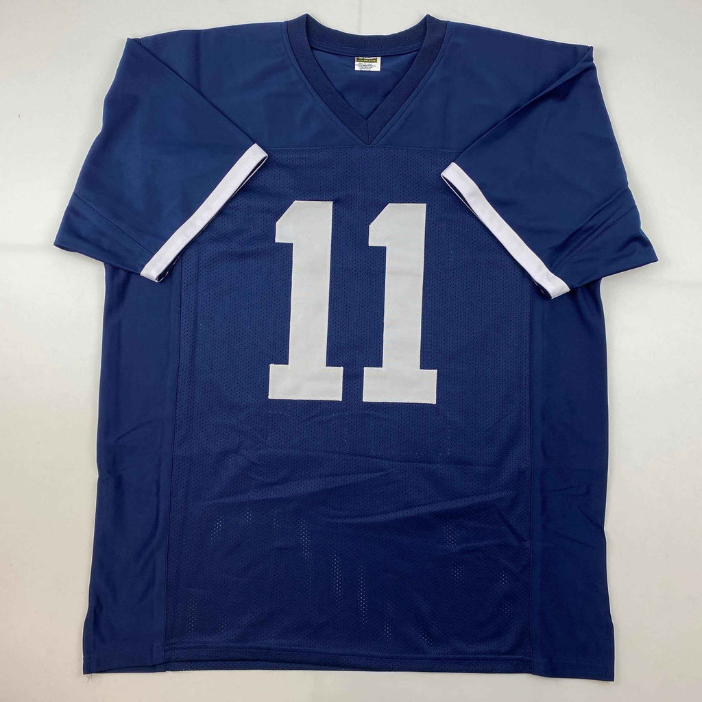Autographed/Signed NaVorro Bowman Penn State Blue College Football Jersey Beckett BAS COA