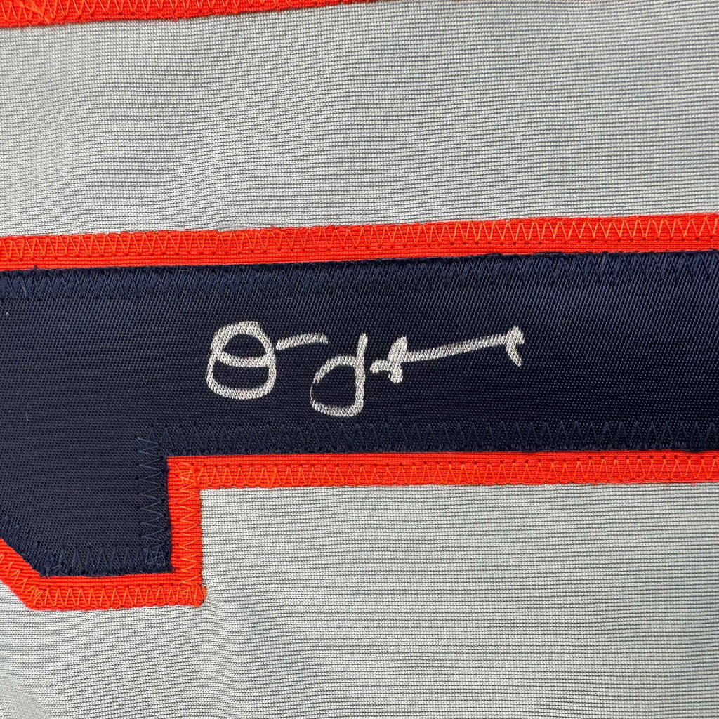 Autographed/Signed Jim Leyland Detroit Grey Baseball Jersey JSA COA