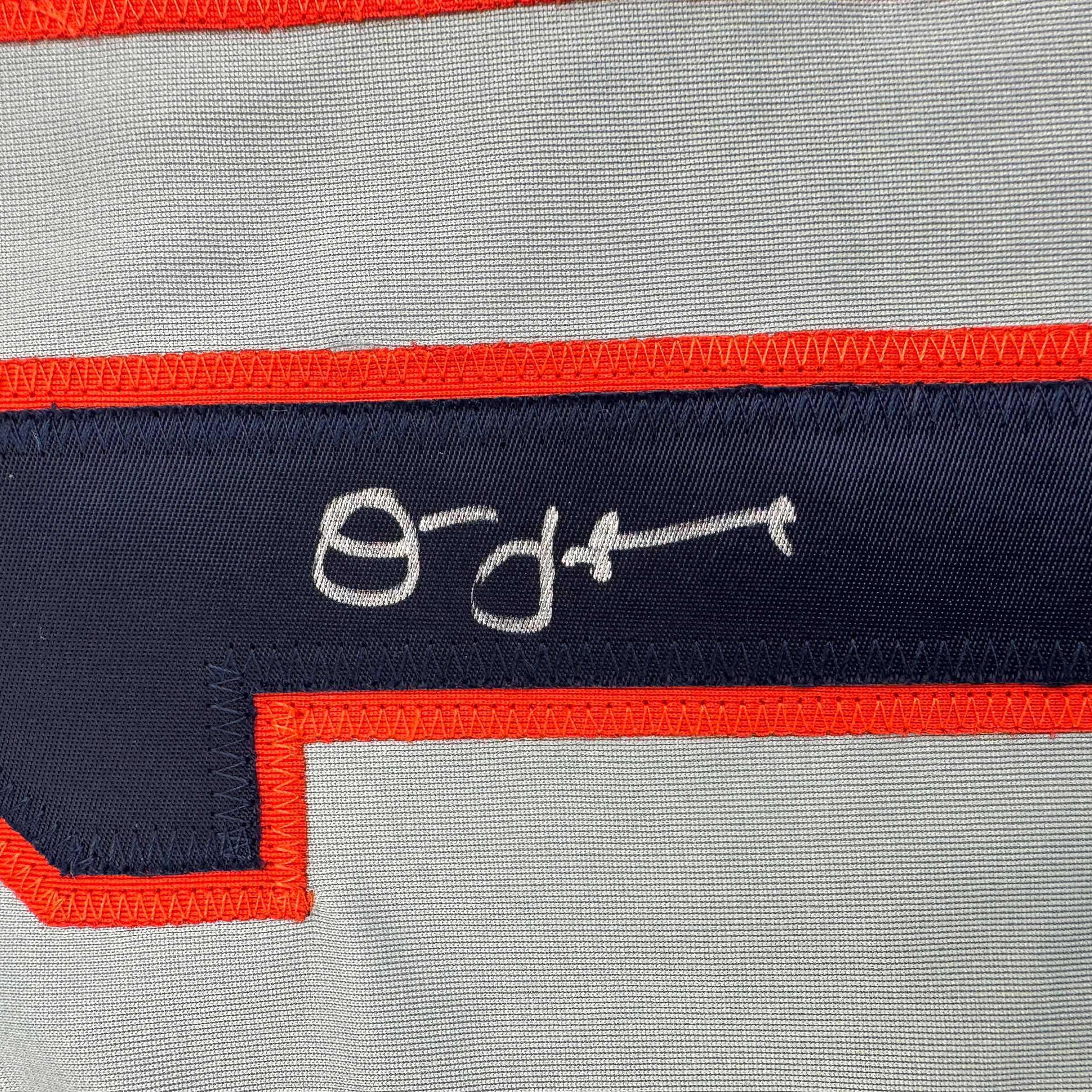 Autographed/Signed Jim Leyland Detroit Grey Baseball Jersey JSA COA