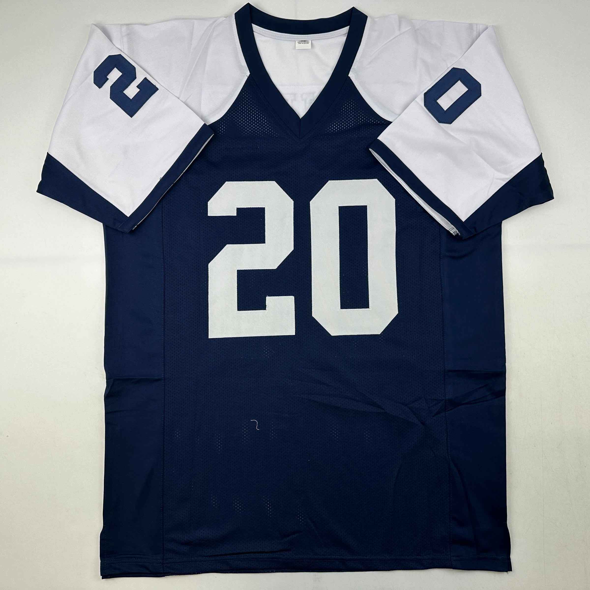 Autographed/Signed Mel Renfro HOF 96 Dallas Thanksgiving Day Football Jersey JSA COA