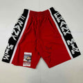 Autographed/Signed Frank Mir Red UFC MMA Trunks/Shorts JSA COA Auto