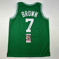 Autographed/Signed Dee Brown Boston Green Basketball Jersey JSA COA
