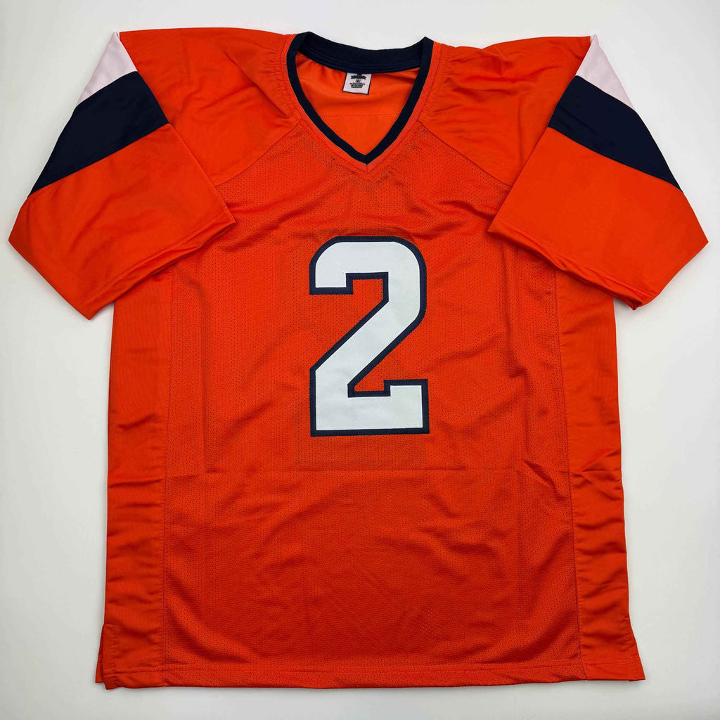 Autographed/Signed Patrick Surtain II Denver Orange Football Jersey JSA COA #2
