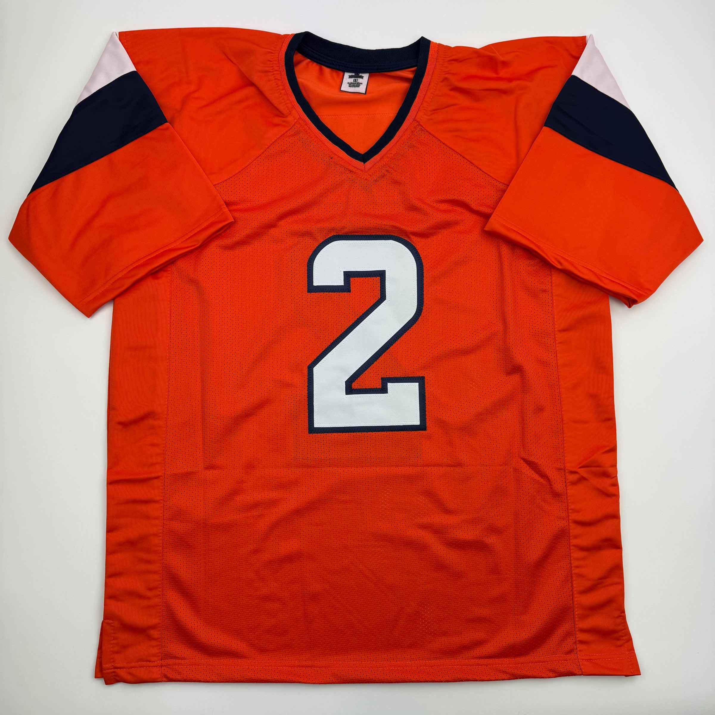 Autographed/Signed Patrick Surtain II Denver Orange Football Jersey JSA COA #2