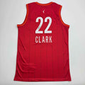 Autographed/Signed Caitlin Clark Indiana Red Basketball Jersey PSA COA