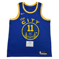 Autographed/Signed Klay Thompson Golden State Warriors Blue Basketball Jersey Fanatics COA