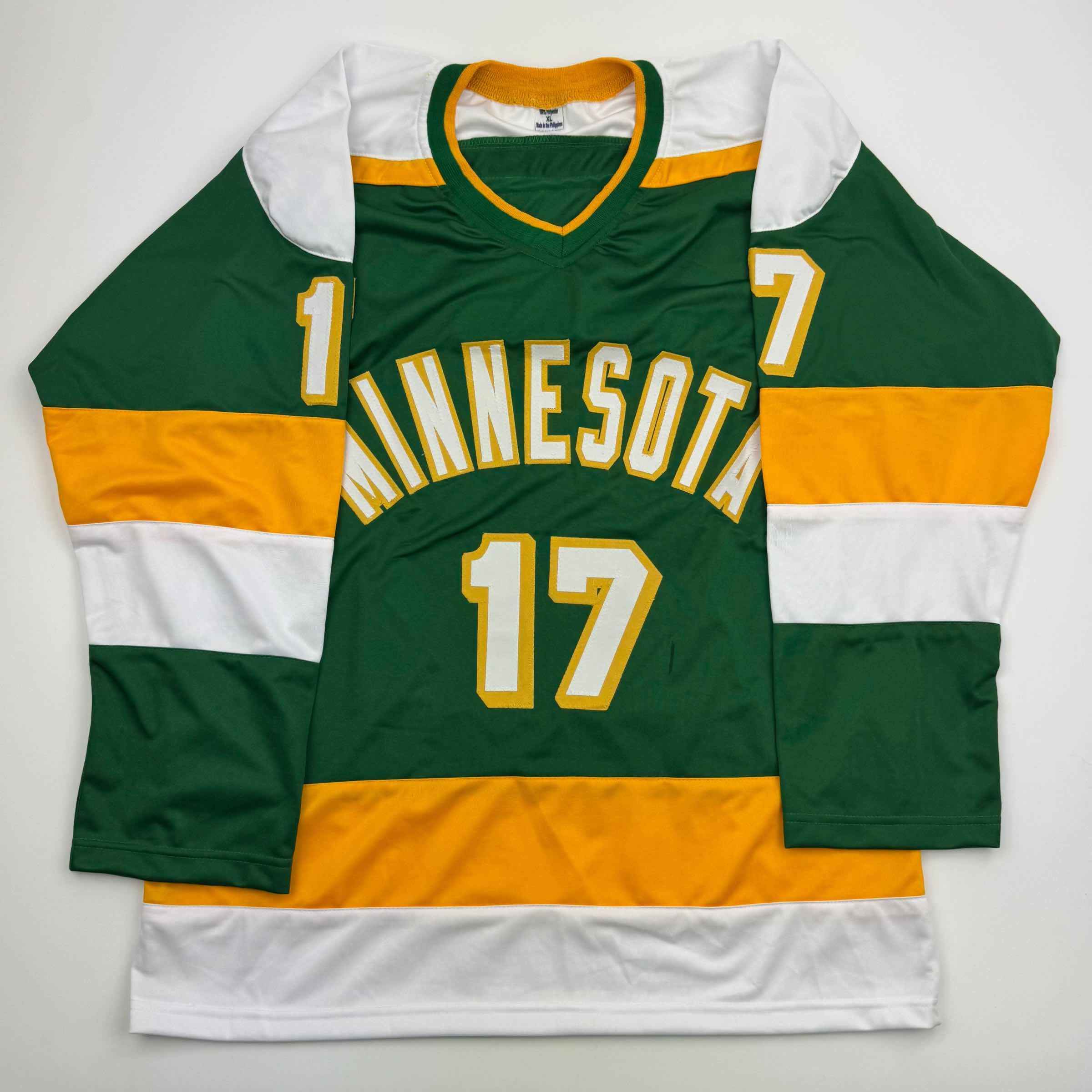 Autographed/Signed Marcus Foligno Minnesota Green Hockey Jersey Beckett BAS COA