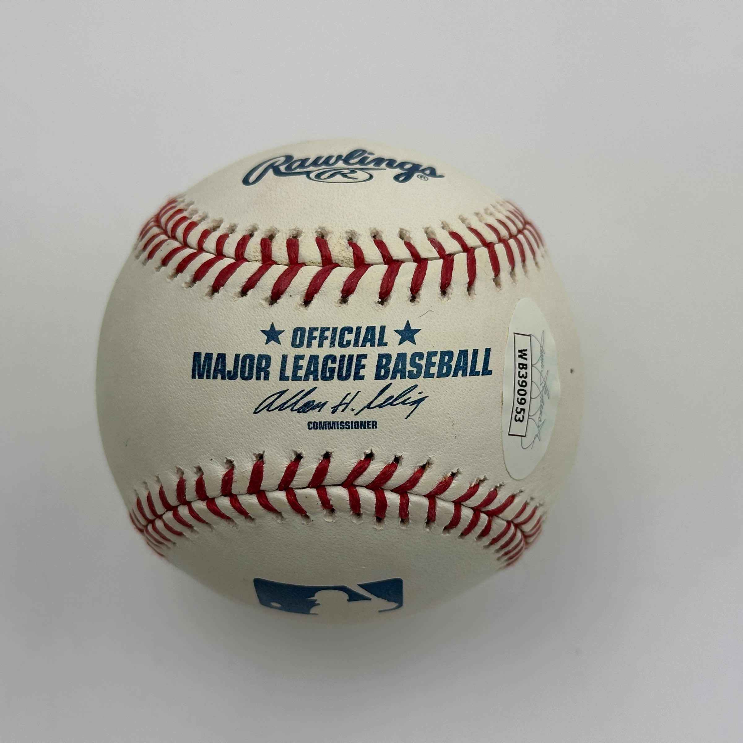 Autographed/Signed Tom Glavine Rawlings Official Major League ROML Baseball JSA COA