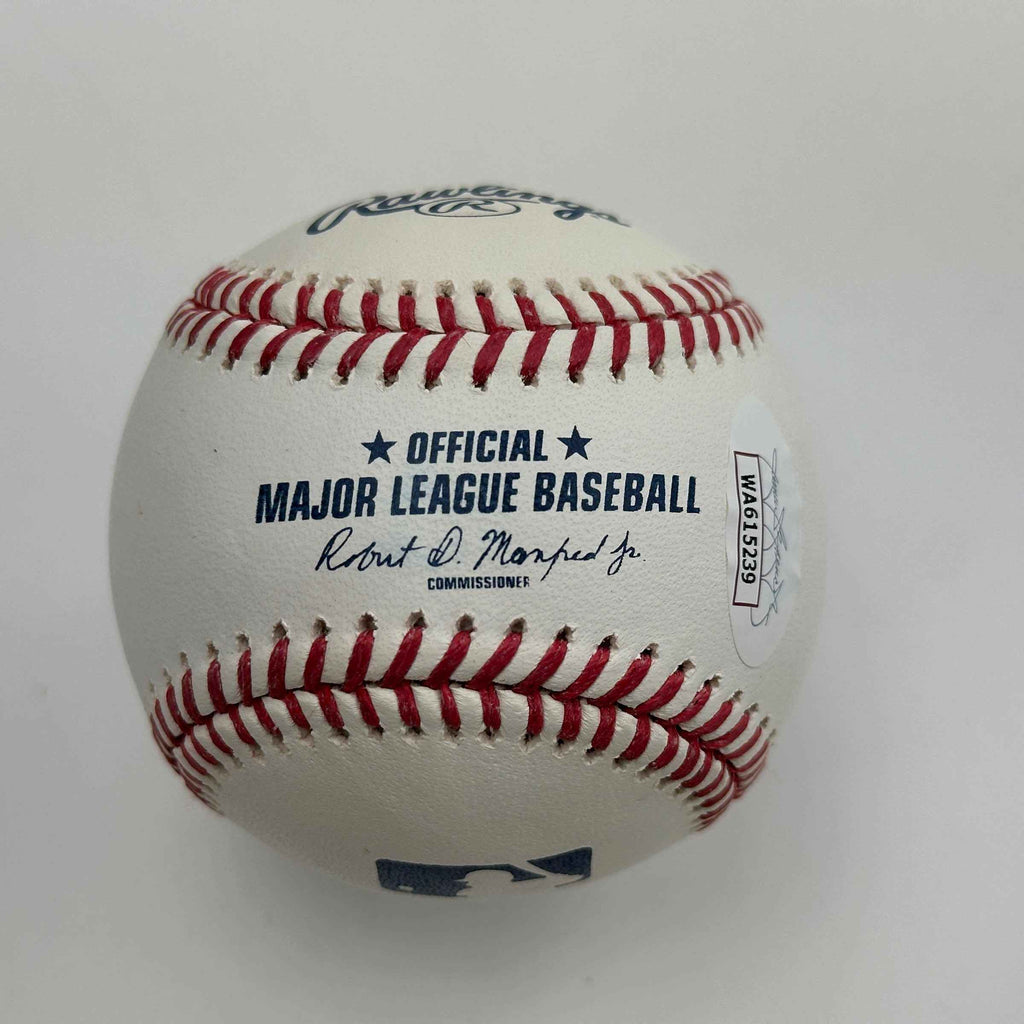 Autographed/Signed Gary Sheffield Rawlings Official Major League ROML Baseball JSA COA