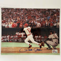 Autographed/Signed Pete Rose Cincinnati Red 8x10 Baseball Photo Athlete Hologram COA Holo #2