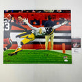 Autographed/Signed George Pickens Pittsburgh Steelers 16x20 Football Photo JSA COA