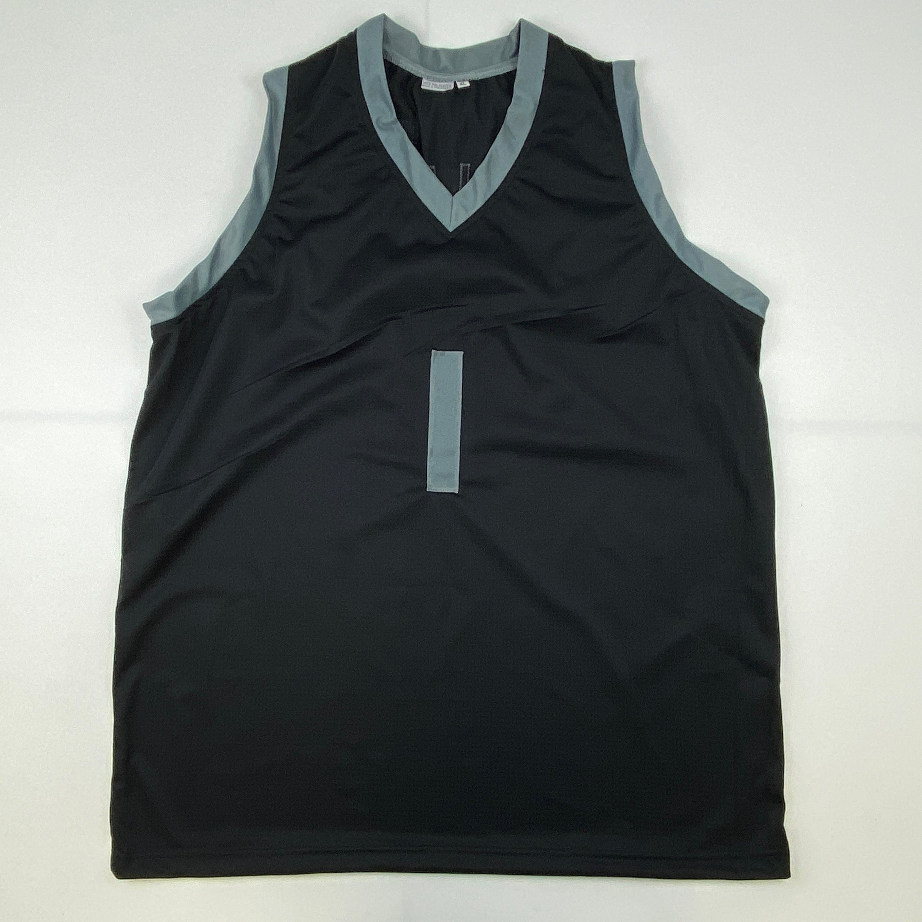Autographed/Signed Chauncey Billups Detroit Black Basketball Jersey JSA COA