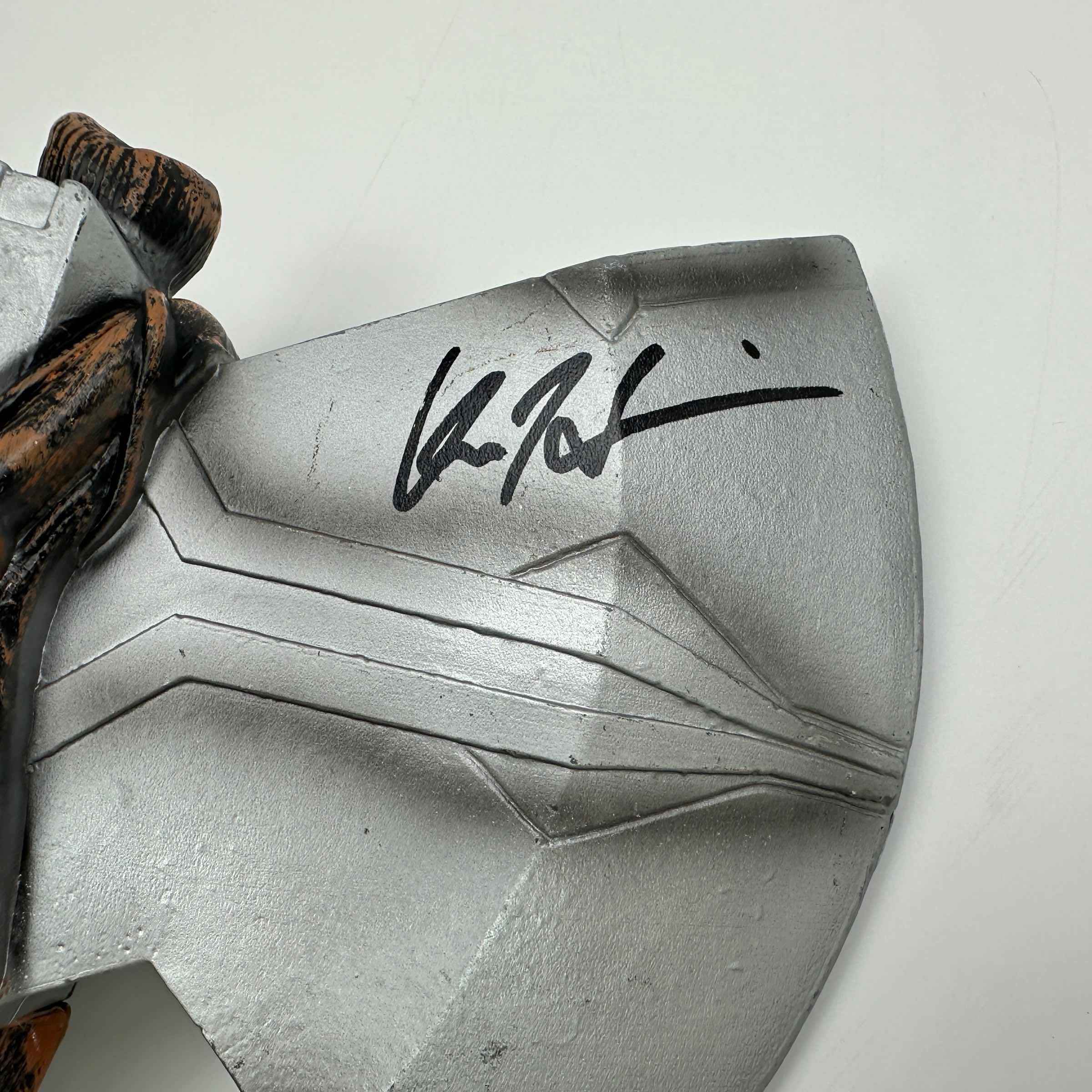 Autographed/Signed Chris Hemsworth Thor Stormbreaker 18" Axe Marvel Avengers Infinity War End Game Replica Movie Prop Beckett BAS COA