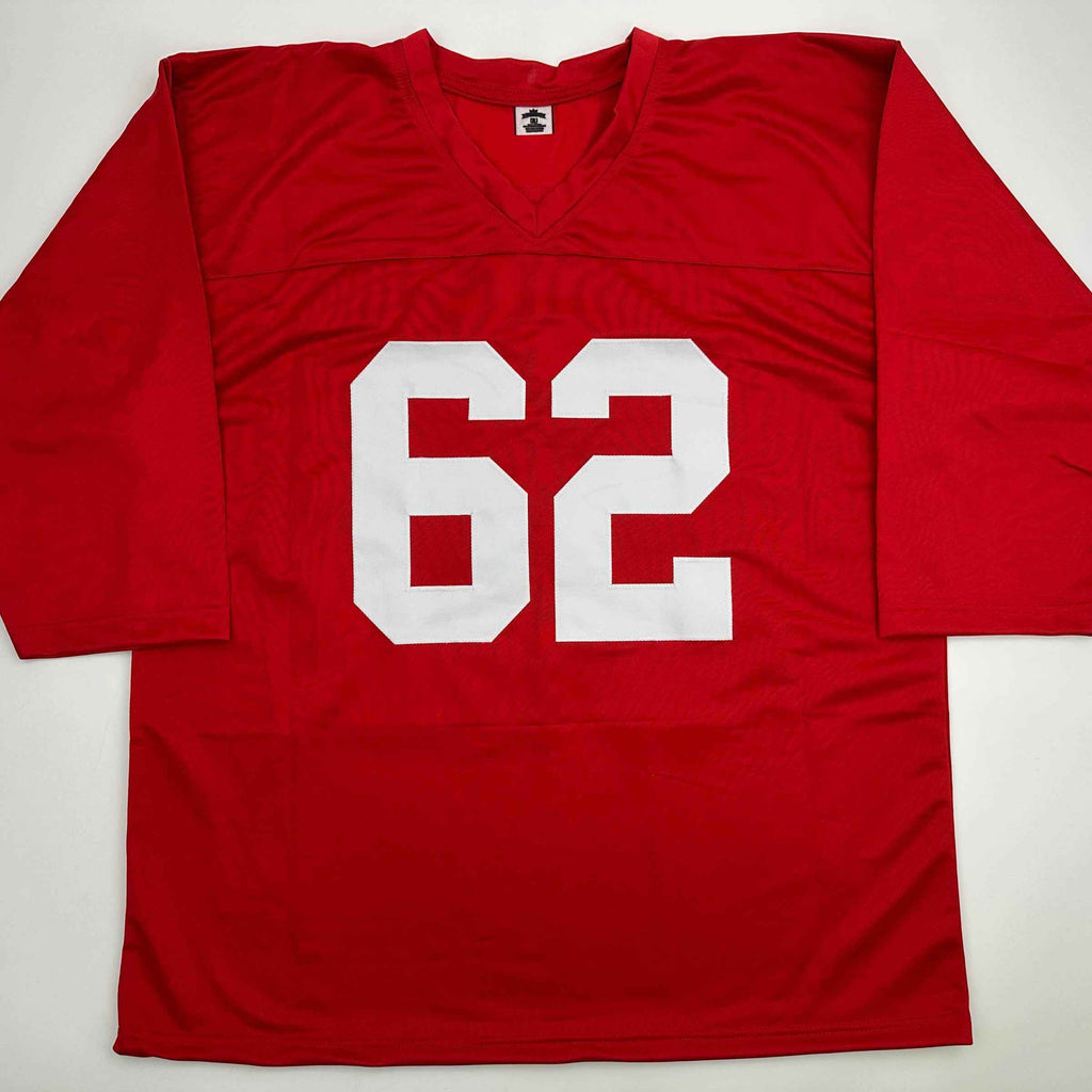 Autographed/Signed Charley Trippi Arizona Red Football Jersey JSA COA