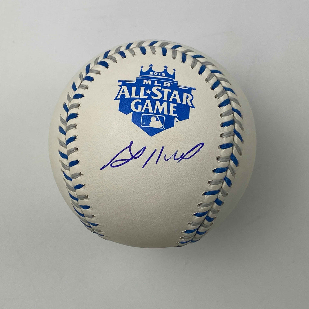 Autographed/Signed Jose Altuve 2012 All-Star Game Rawlings Official Major League Baseball ROML JSA COA Auto
