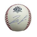 Autographed/Signed Ronald Acuna Jr. Braves 150th Anniversary Rawlings Official Major League ROML Baseball JSA COA