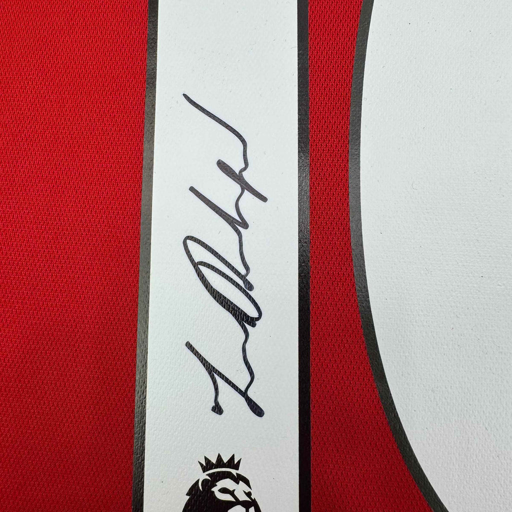 Autographed/Signed Marcus Rashford Manchester United Red Soccer Jersey Beckett BAS COA