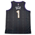 Autographed/Signed Gradey Dick Toronto Black Basketball Jersey PSA/DNA COA