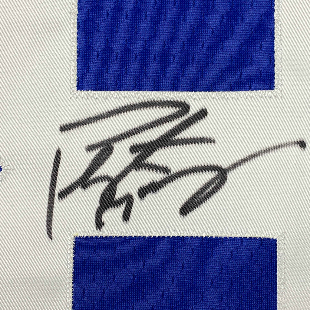 Autographed/Signed Peyton Manning Indianapolis Colts Authentic Blue Football Jersey Fanatics COA