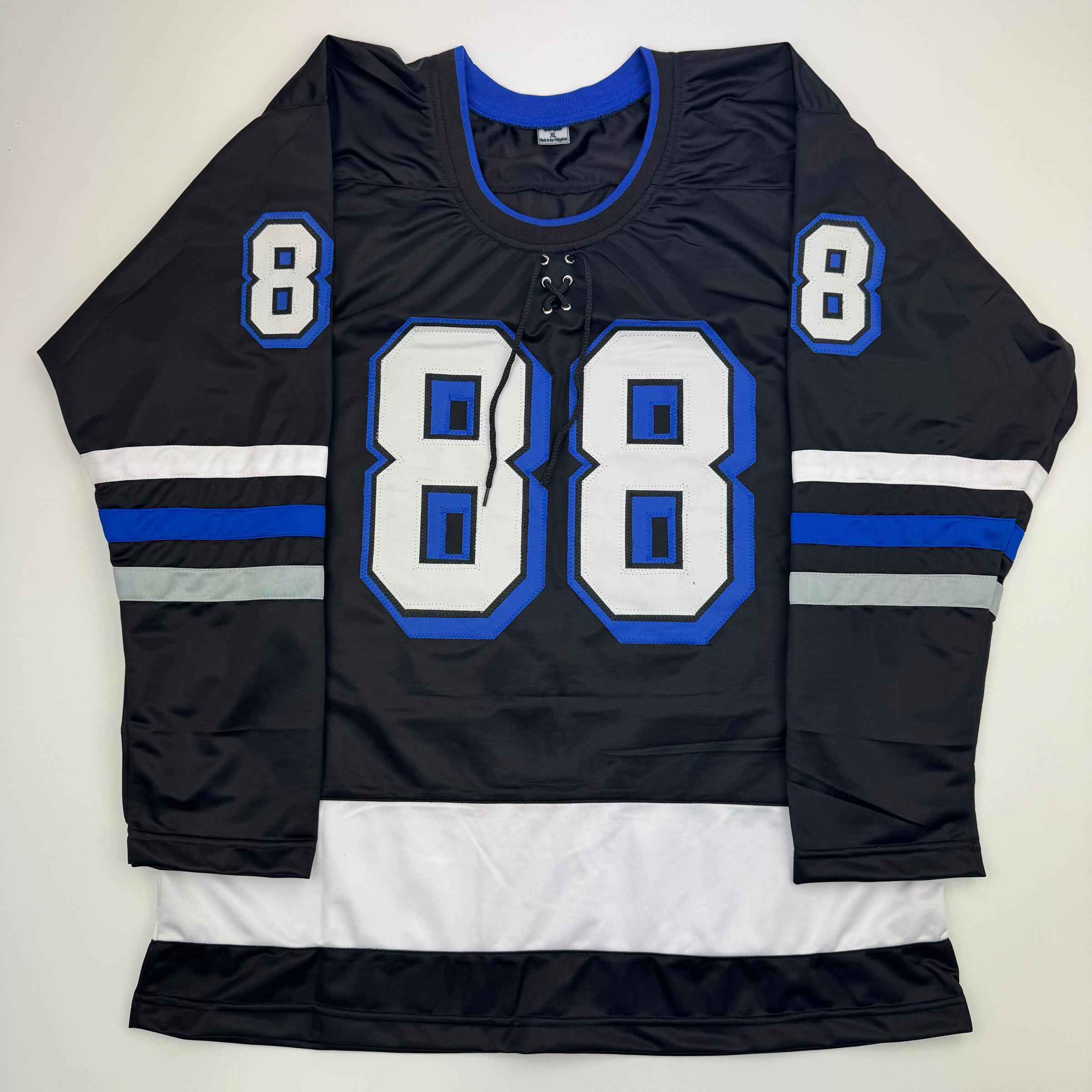 Autographed/Signed Andrei Vasilevskiy Tampa Bay Black Hockey Jersey JSA COA