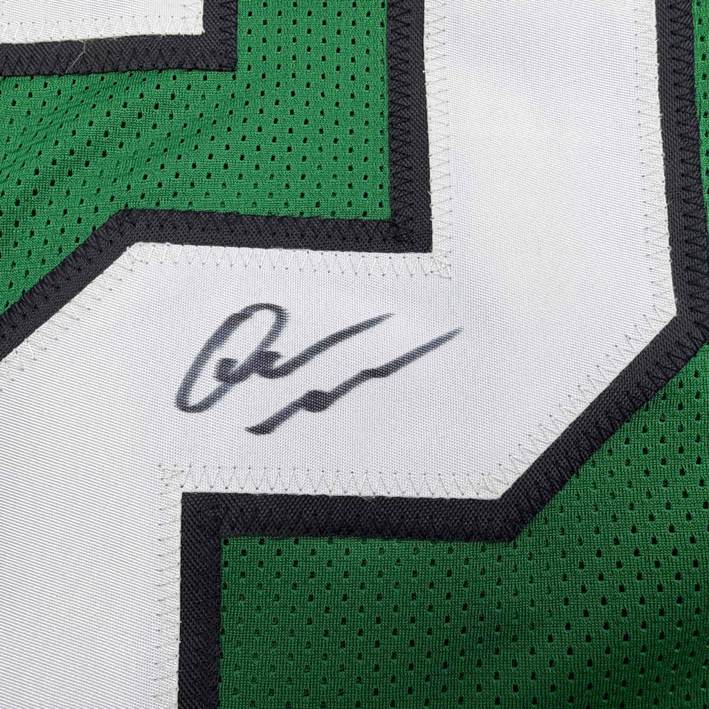 Autographed/Signed Quinyon Mitchell Philadelphia Kelly Green Football Jersey JSA COA