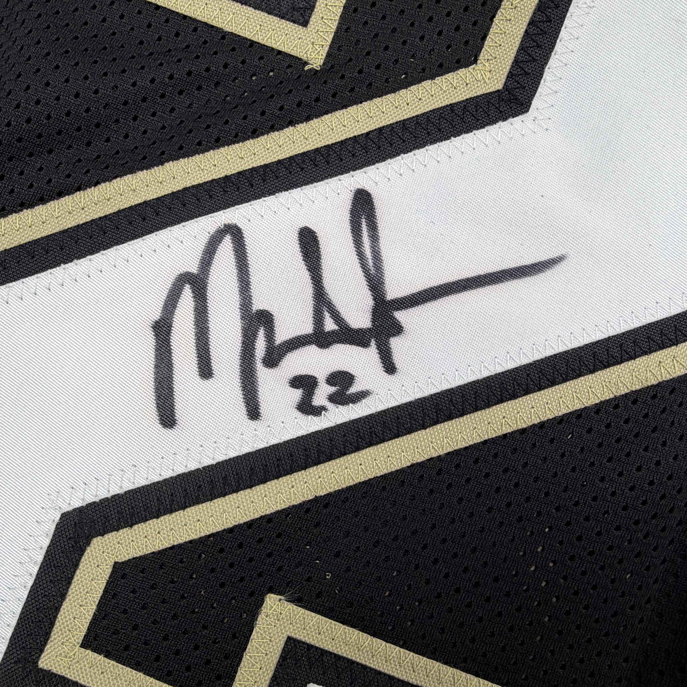 Autographed/Signed Mark Ingram II New Orleans Black Alternate Football Jersey JSA COA
