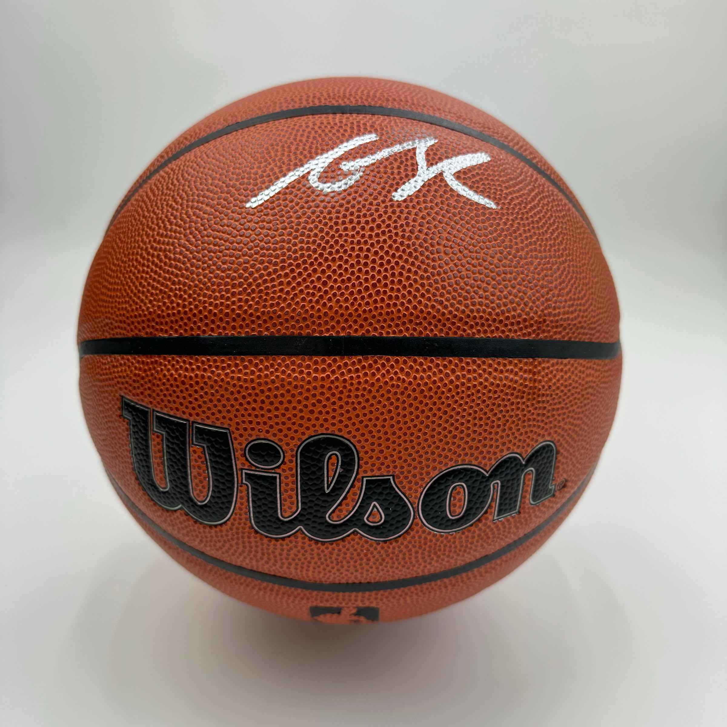 Autographed/Signed Austin Reaves Los Angeles Lakers Full Size Wilson Basketball Beckett BAS COA