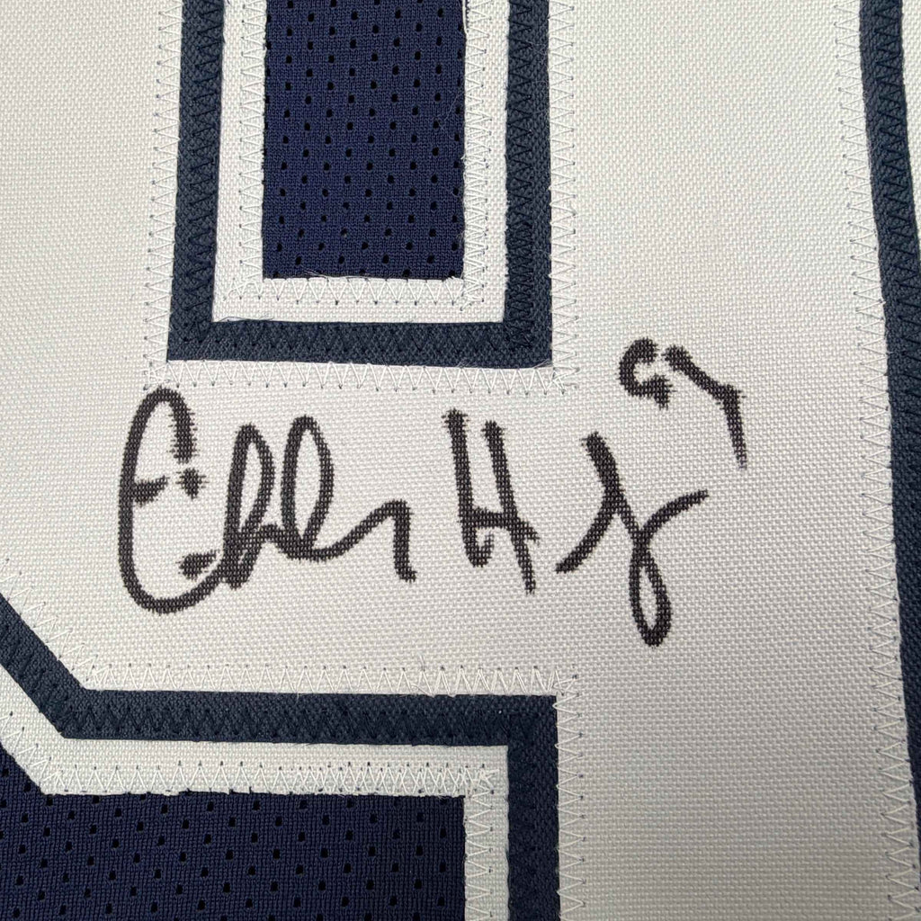 Autographed/Signed Charles Haley Dallas Blue Football Jersey JSA COA