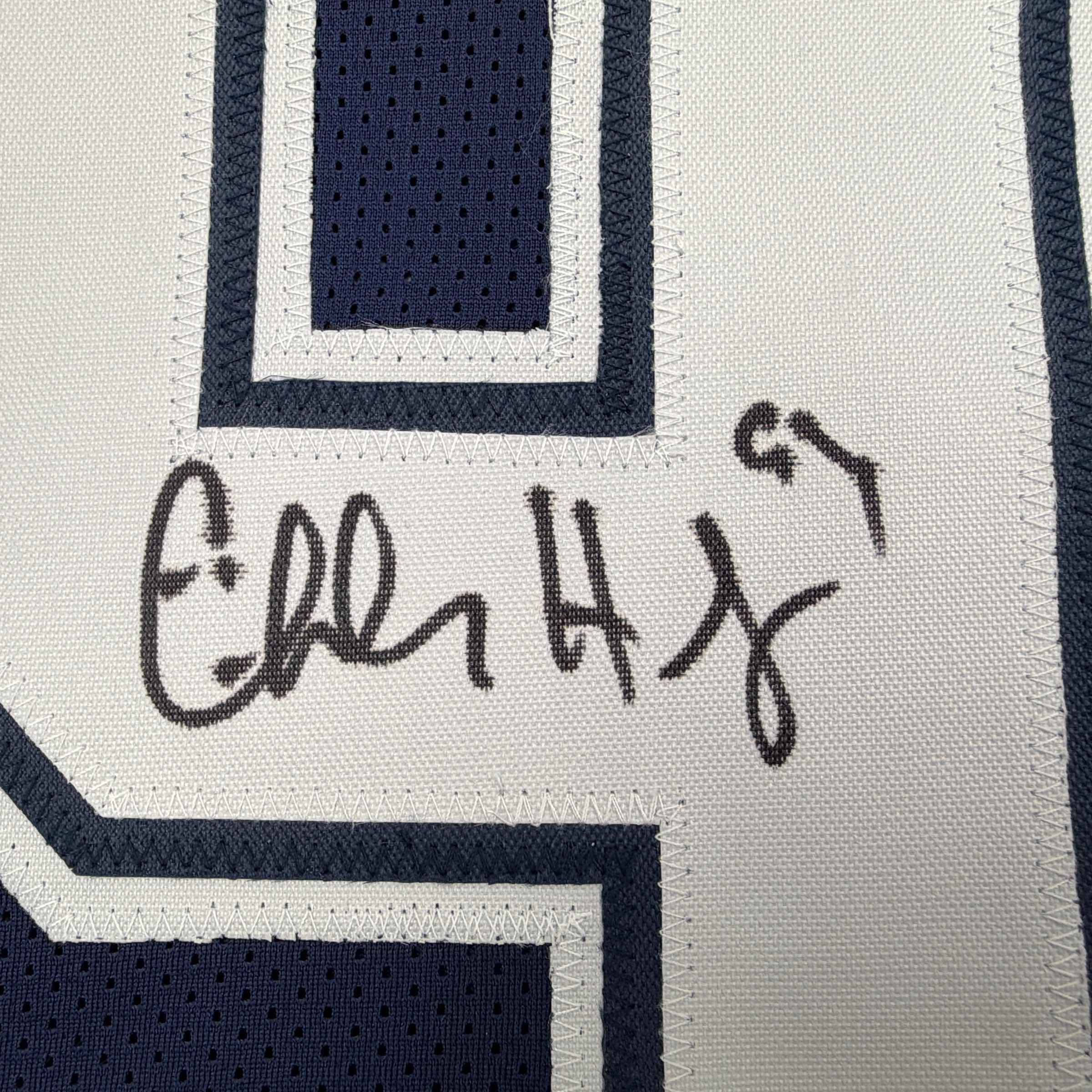 Autographed/Signed Charles Haley Dallas Blue Football Jersey JSA COA