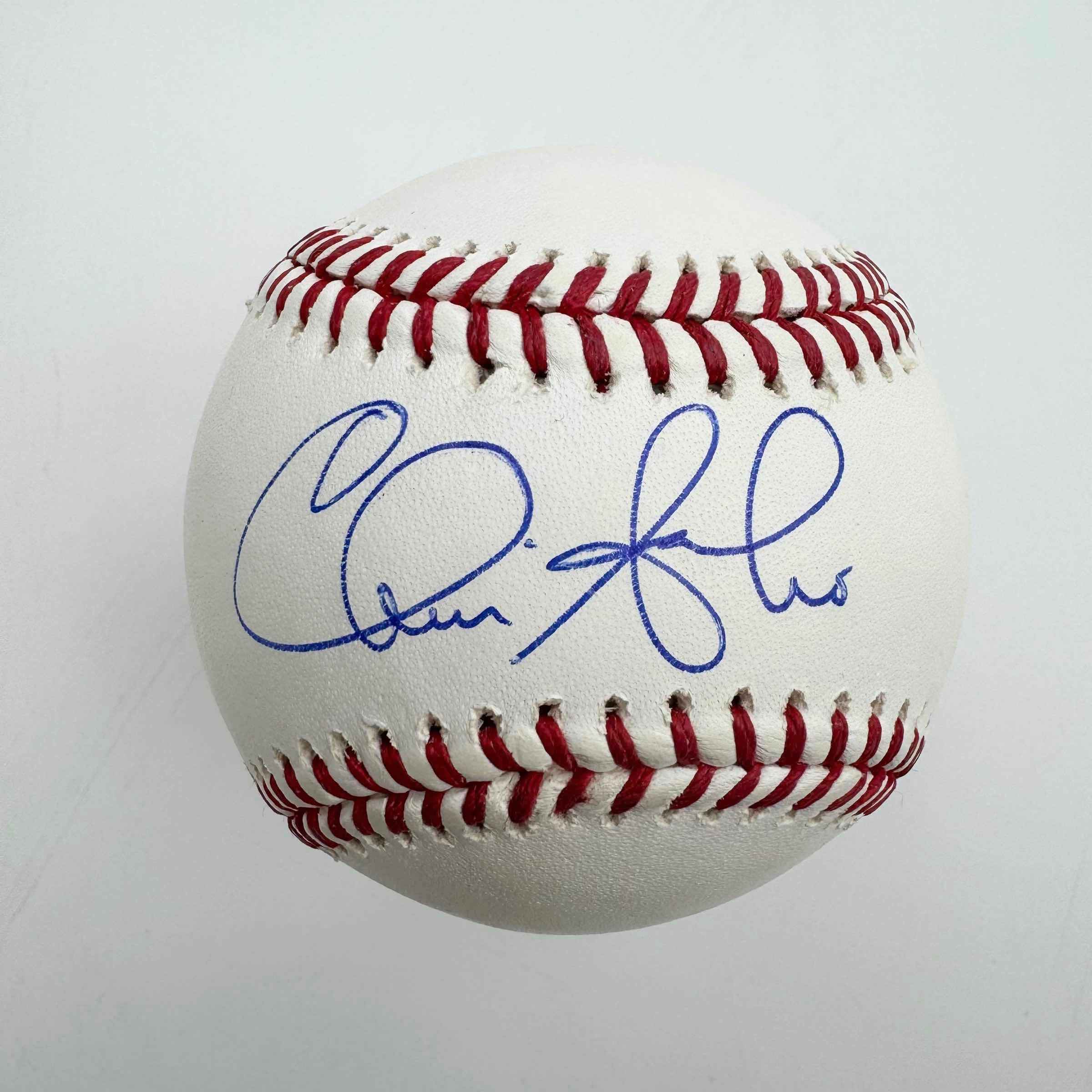 Autographed/Signed Chris Sabo Rawlings Official Major League Baseball ROML JSA COA