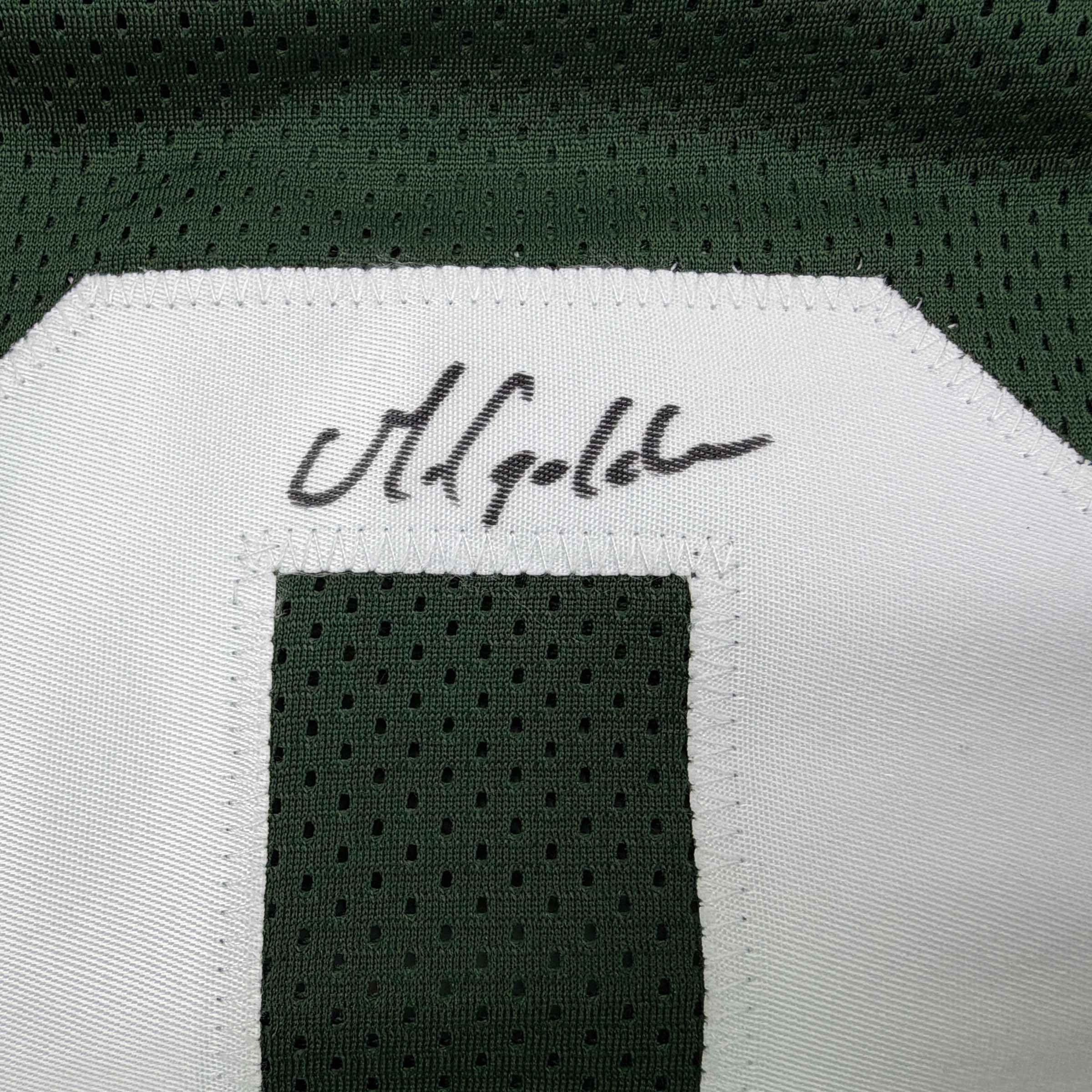 Autographed/Signed Matthew Golden Green Bay Green Football Jersey Beckett BAS COA