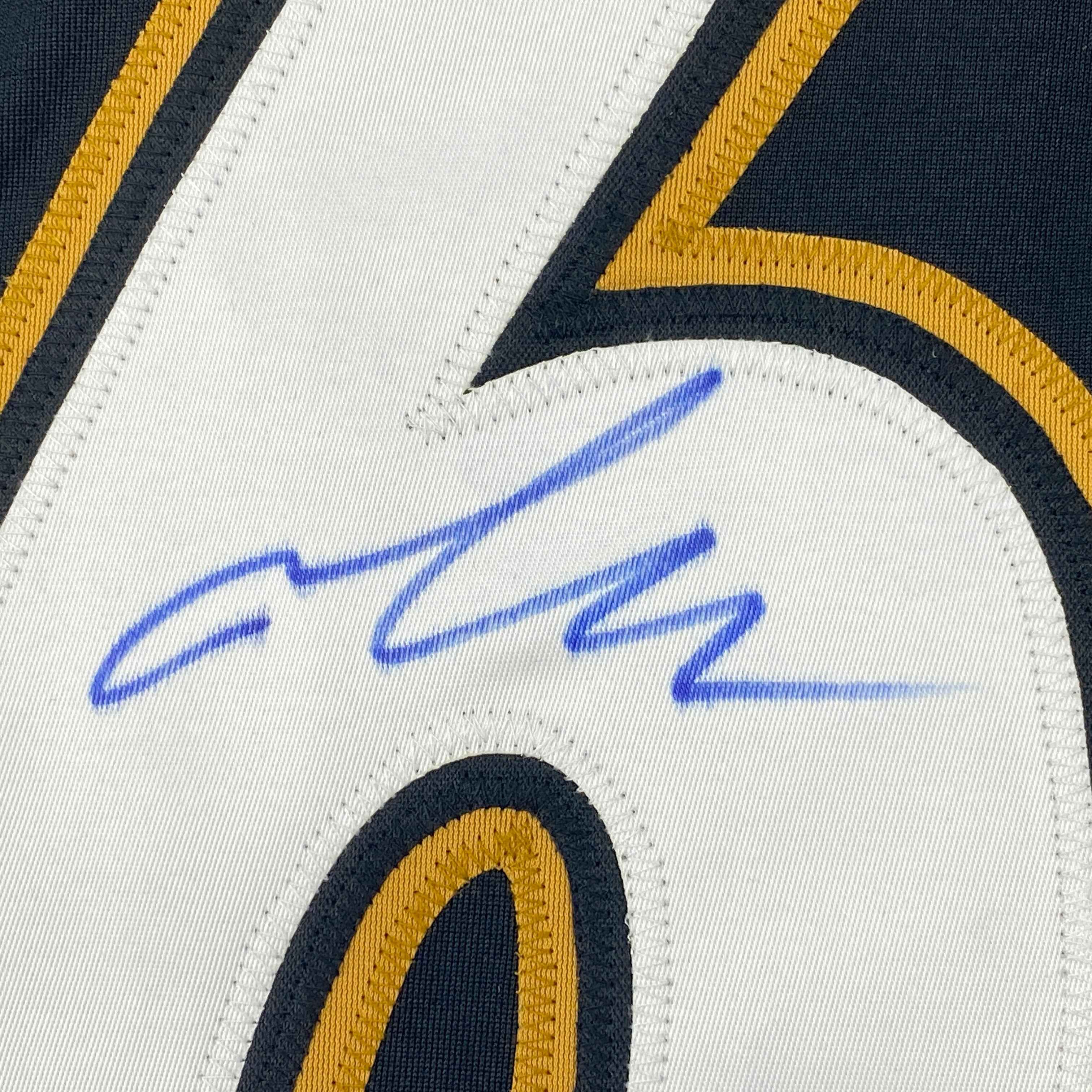 Autographed/Signed Mario Lemieux Pittsburgh Black Hockey Jersey PSA/DNA COA