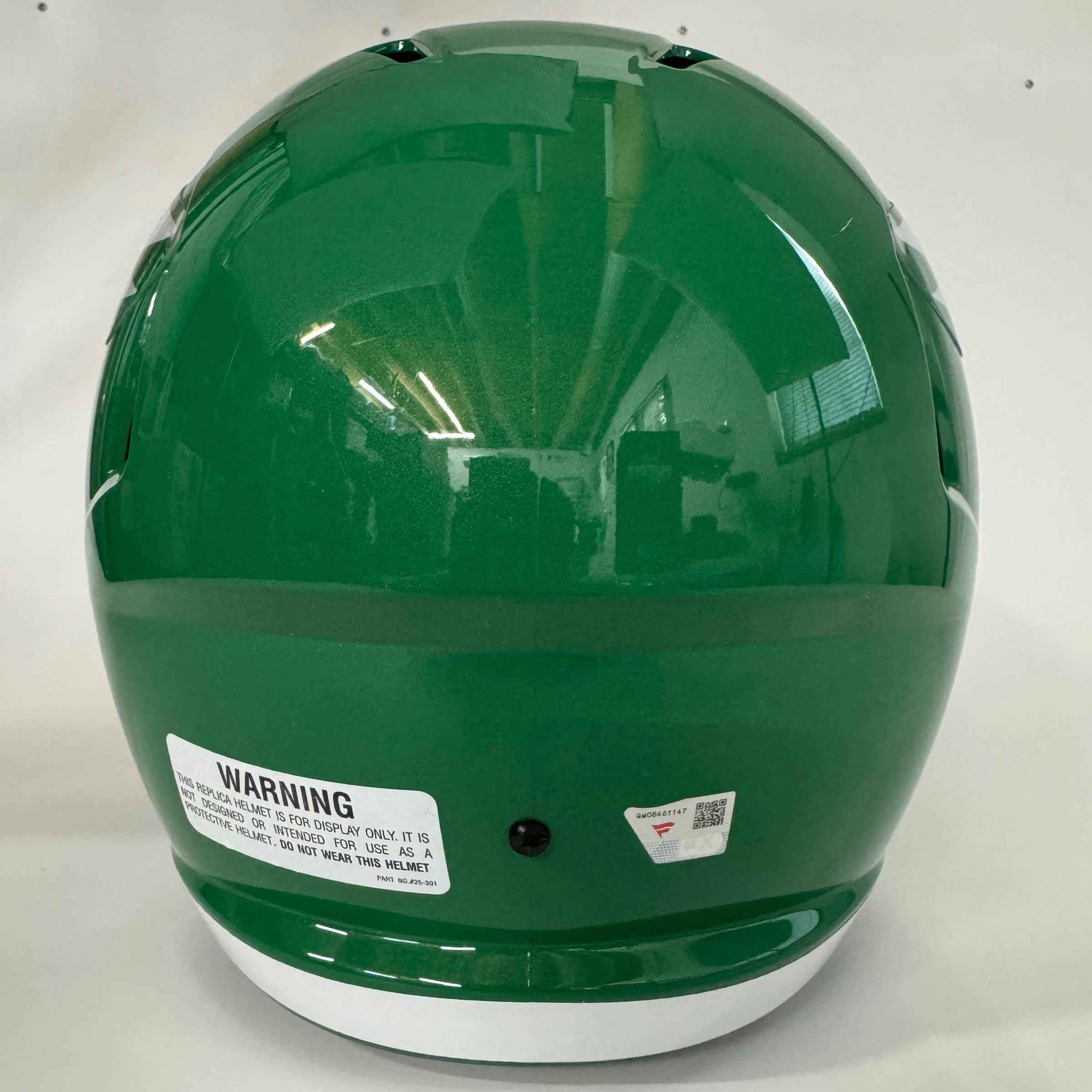 Autographed/Signed Jalen Hurts Philadelphia Eagles Kelly Green Full Size FS F/S Replica Football Helmet Fanatics COA