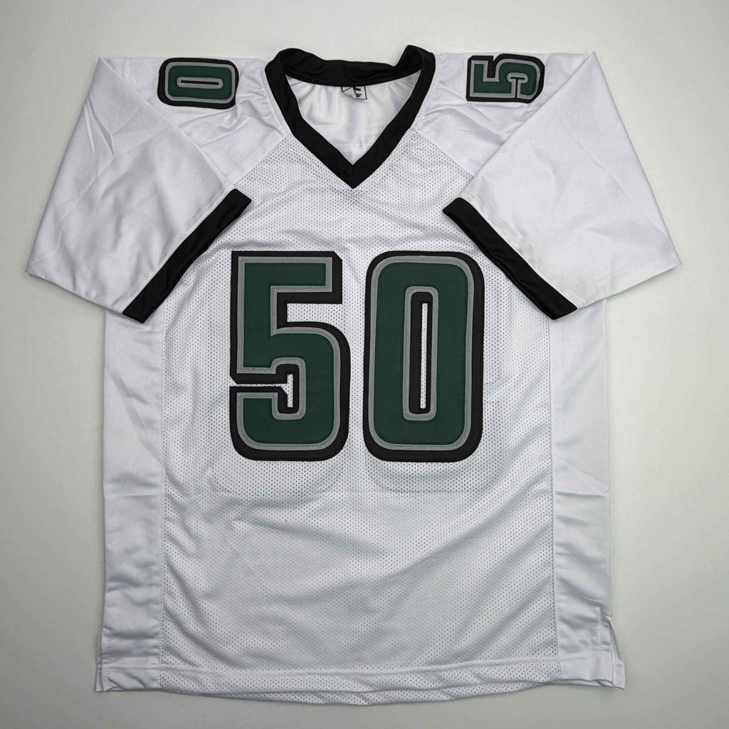 Autographed/Signed Jaelan Phillips Philadelphia White Football Jersey PSA/DNA COA