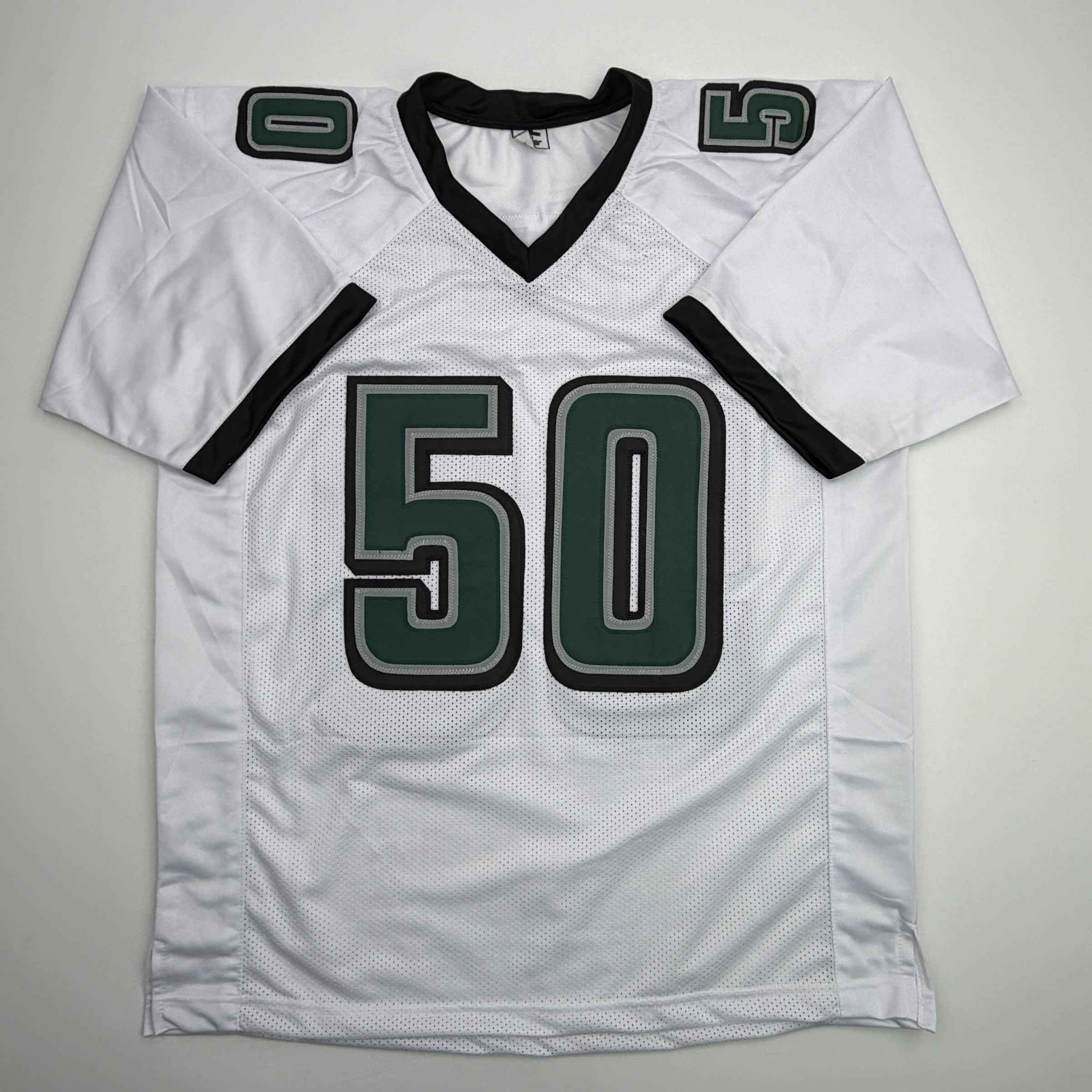 Autographed/Signed Jaelan Phillips Philadelphia White Football Jersey PSA/DNA COA