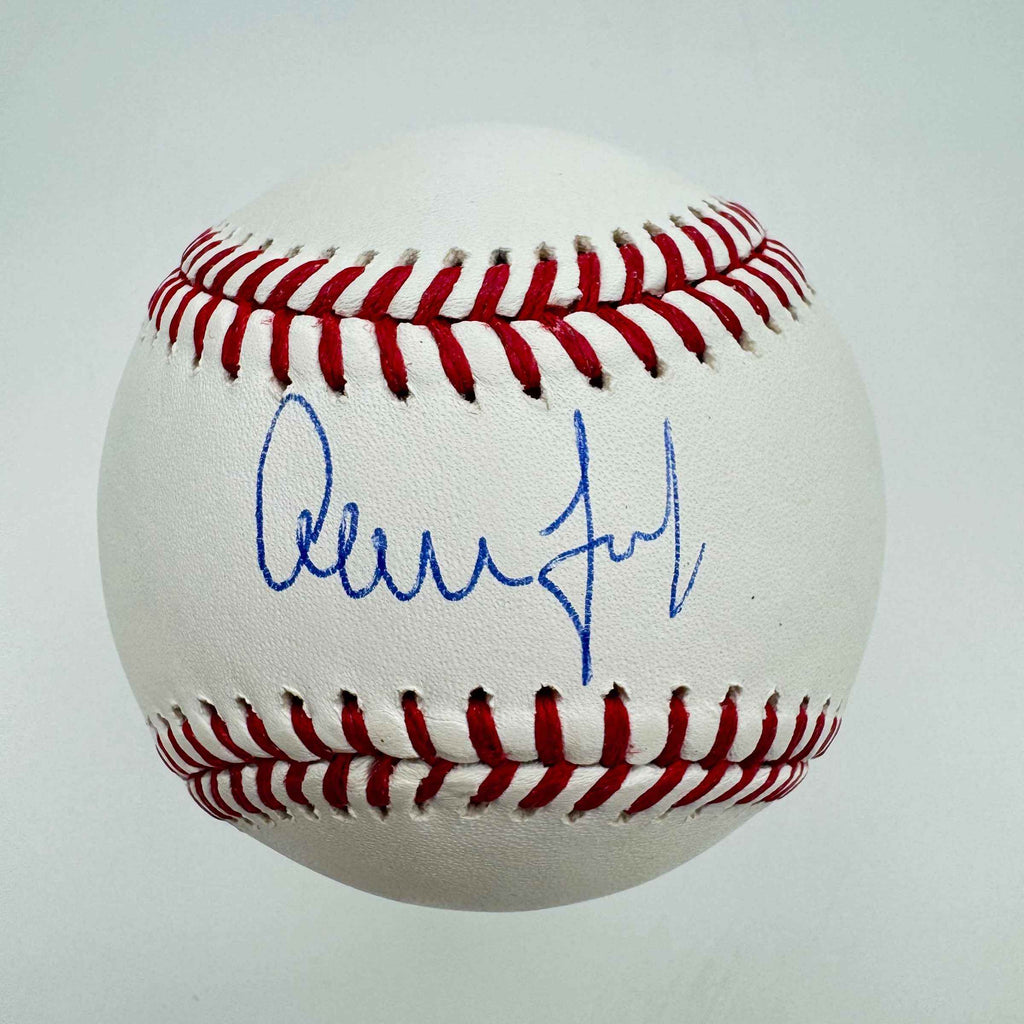 Autographed/Signed Aaron Judge Rawlings Official Major League Baseball ROML Fanatics COA