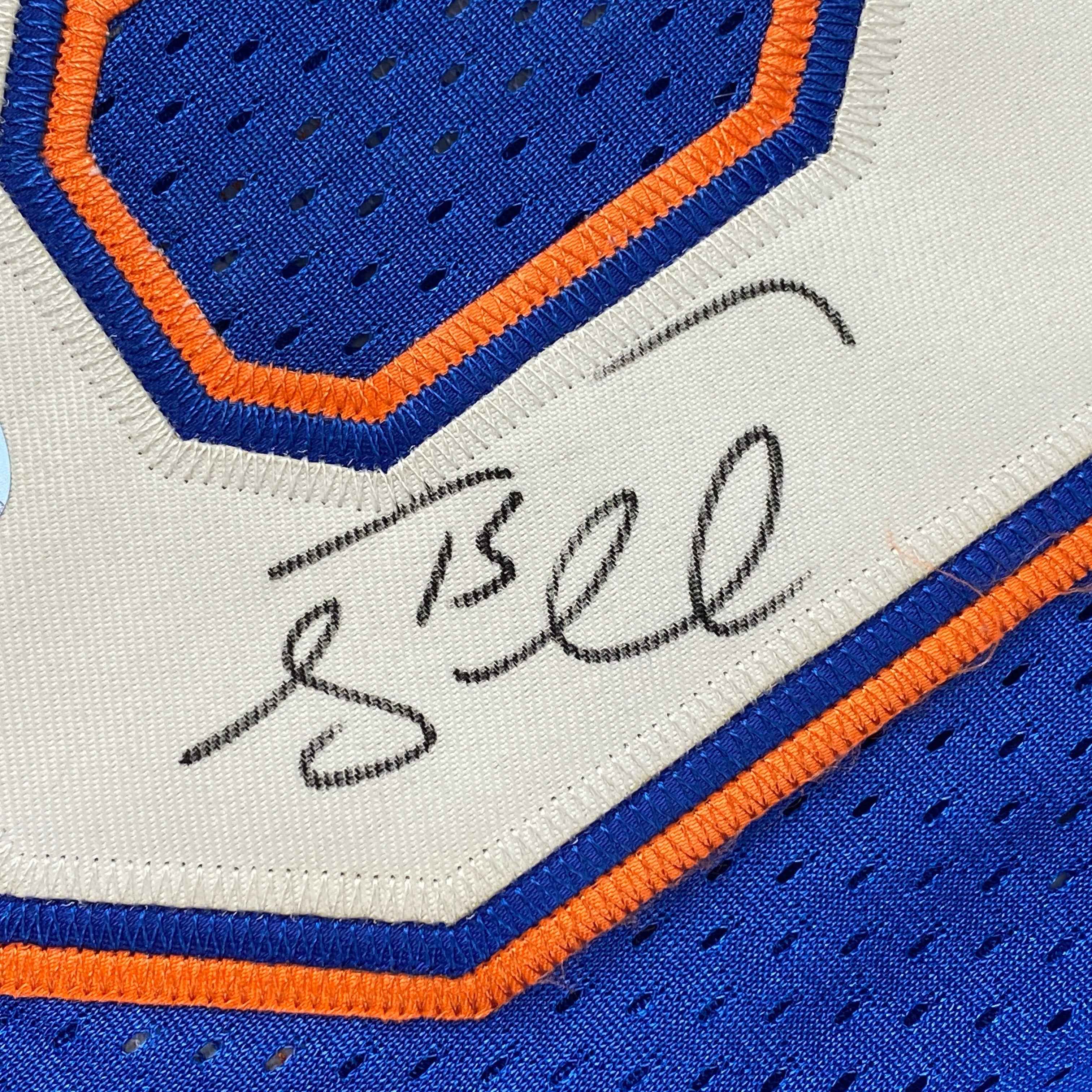 Autographed/Signed Tim Tebow Florida Blue College Football Jersey PSA/DNA COA