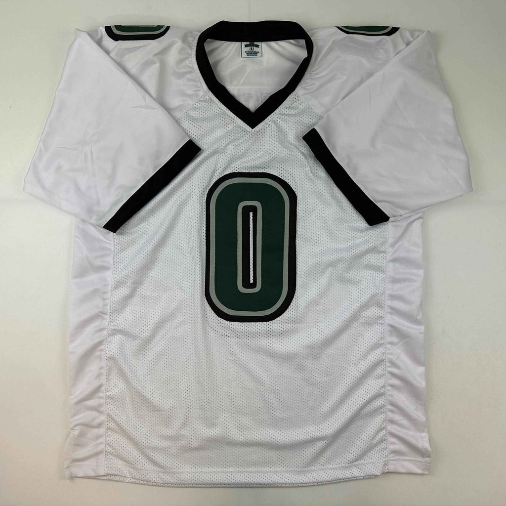 Autographed/Signed D'Andre Swift Philadelphia White Football Jersey JSA COA