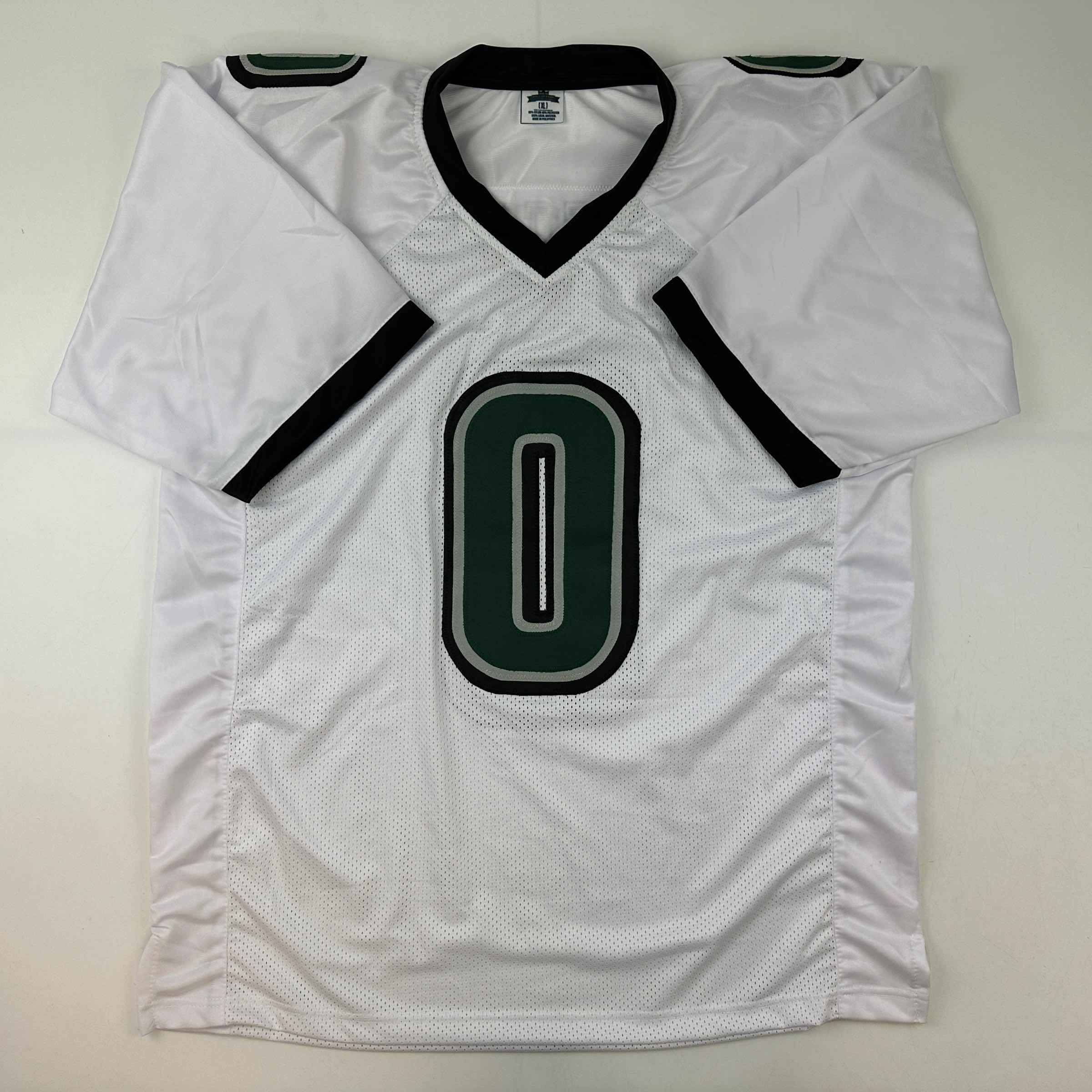Autographed/Signed D'Andre Swift Philadelphia White Football Jersey JSA COA